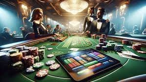 Antarmuka desktop site dewi 4d menampilkan meja live dealer dengan streaming video dan panel taruhan